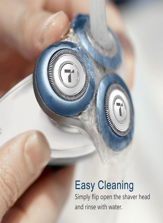 innobeaut SH70/SH71 Replacement Heads for Philips Norelco Shaver Series 7000, Blades for Phillips Norelco Series 7000 Heads, 6-pc Pack - Image 4